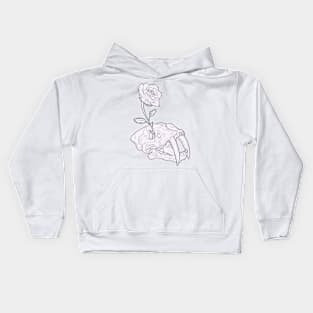 Skull and rose Kids Hoodie